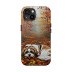 Acrylic Shih Tzu - Autumn Woods | Tough Phone Case