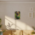 French Bulldog Oil Painting Soccer Portrait Canvas Wall Art Decor Gift for Dog Lovers