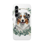 Australian Shepherd Watercolor Botanical Wreath Phone Case | Premium Dog Prints | Tritan — view 9 of 28
