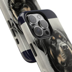 Charcoal Rottweiler Rottweiler Tough Phone Case - Rottweiler pride — gentle giants deserve great art — view 94 of 103