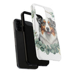 Australian Shepherd Watercolor Botanical Wreath Phone Case | Premium Dog Prints | Tritan — view 25 of 28