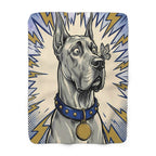 Great Dane Cozy Set — 2-Piece Blanket + Mug Gift Set | Comic | Tritan