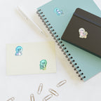 Cosmic Pups Holographic Sticker Sheet — 4 Galaxy Dog Stickers | Tritan