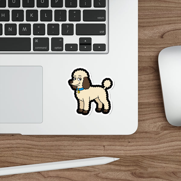 Pop Art Poodle Sticker | Tritan — Lifestyle View