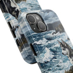 Siberian Husky Acrylic Gallery Print Coastal Cliffside Phone Case | Premium Dog Prints | Tritan — view 14 of 28
