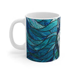 Siberian Husky Low Poly Cool Jewel Ceramic Mug 11oz | Dog Lover Gift