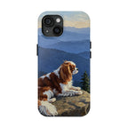 Acrylic Cavalier King Charles Spaniel - Mountain Overlook | Tough Phone Case