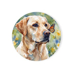 Labrador Retriever Watercolor Drink Coaster by Tritan — front studio view