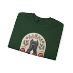 Cane Corso Folk Paper-Cut Christmas Crewneck Sweatshirt — view 3