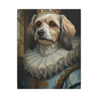 Havanese Renaissance Royal Portrait Canvas Wall Art, Regal Dog Painting, Havanese Lover Gift, Stretched Canvas