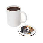 Beagle Low Poly Cool Jewel Cork Back Coaster | Dog Lover Gift