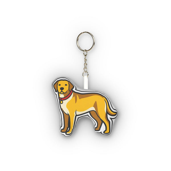 Pop Art Labrador Plush Keychain | Tritan — Lifestyle View
