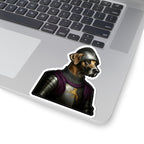 Great Dane Medieval Knight Portrait Sticker, Dog Portrait Vinyl Decal, Kiss-Cut Sticker, Great Dane Lover Gift