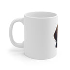 Beagle Stained Glass Cool Jewel Ceramic Mug 11oz | Dog Lover Gift