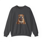 English Bulldog Sweatshirt | Painterly Dog Art Crewneck | Bulldog Mom Gift | Cozy Pullover for Dog Lovers | Pet Portrait Apparel