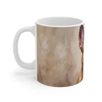 French Bulldog Oil Portrait Ceramic Mug 11oz | Premium Dog Art | Tritan