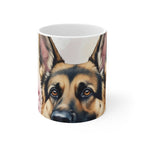 German Shepherd Watercolor Butterfly Bloom Coffee Mug | Premium Dog Prints | Tritan — primary view