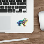 Cosmic Golden Retriever Holo Sticker | Tritan