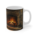 Acrylic Great Dane - Winter Hearth | Ceramic Mug 11oz