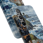 Acrylic Gallery Print Rottweiler - Coastal Cliffside | Tough Phone Case — view 26 of 28