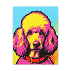 Pop Art Poodle Canvas — Bold Dog Wall Art