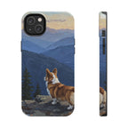 Acrylic Corgi - Mountain Overlook | Tough Phone Case