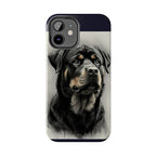 Charcoal Rottweiler Rottweiler Tough Phone Case - Rottweiler pride — gentle giants deserve great art — view 42 of 103