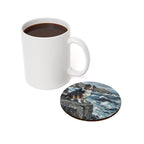 Acrylic Gallery Print Australian Shepherd - Coastal Cliffside | Cork Back Coaster — view 4 of 6