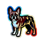 Pop Art French Bulldog Holo Sticker | Tritan