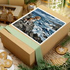 Beagle Acrylic Gallery Print Coastal Cliffside Kiss-Cut Stickers | Premium Dog Prints | Tritan — view 10 of 12