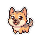 Chibi German Shepherd Sticker | Tritan