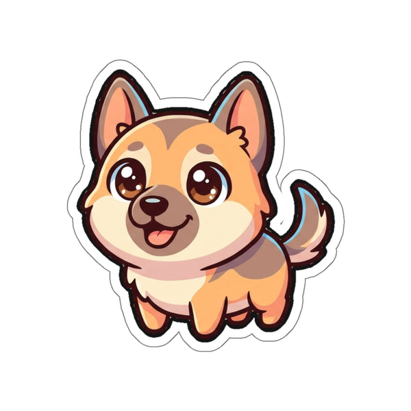 Chibi German Shepherd Sticker | Tritan
