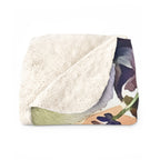 English Bulldog Watercolor Lavender Fields Throw Blanket | Premium Dog Art | Tritan