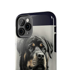 Charcoal Rottweiler Rottweiler Tough Phone Case - Rottweiler pride — gentle giants deserve great art — view 38 of 103
