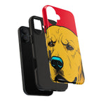 Golden Retriever Comic Pop Phone Case, Bold Dog Print, Golden Retriever Lover Gift, Tough Case for iPhone and Samsung