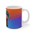 Great Dane Comic Pop Art Ceramic Mug 11oz | Premium Dog Art | Tritan