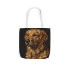 Golden Retriever Tote Bag | Painterly Dog Art Canvas Tote | Golden Mom Gift | Dog Lover Market Bag | Pet Portrait Accessory