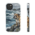 Acrylic Gallery Print English Bulldog - Coastal Cliffside | Tough Phone Case — view 4 of 28