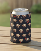 Labrador Retriever Can Cooler, America 250 Patriotic Dog Pattern, Lab Gift, Independence Day Decor, Summer Party Drink Holder