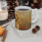 Acrylic-Style Golden Retriever - Amber | Ceramic Mug 11oz