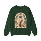 Great Dane Folk Paper-Cut Christmas Crewneck Sweatshirt — primary view