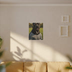 Cane Corso Oil Painting Soccer Portrait Canvas Wall Art | Dog Lover Gift | Athletic Pet Decor