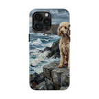 Acrylic Gallery Print Poodle - Coastal Cliffside | Tough Phone Case — view 8 of 28