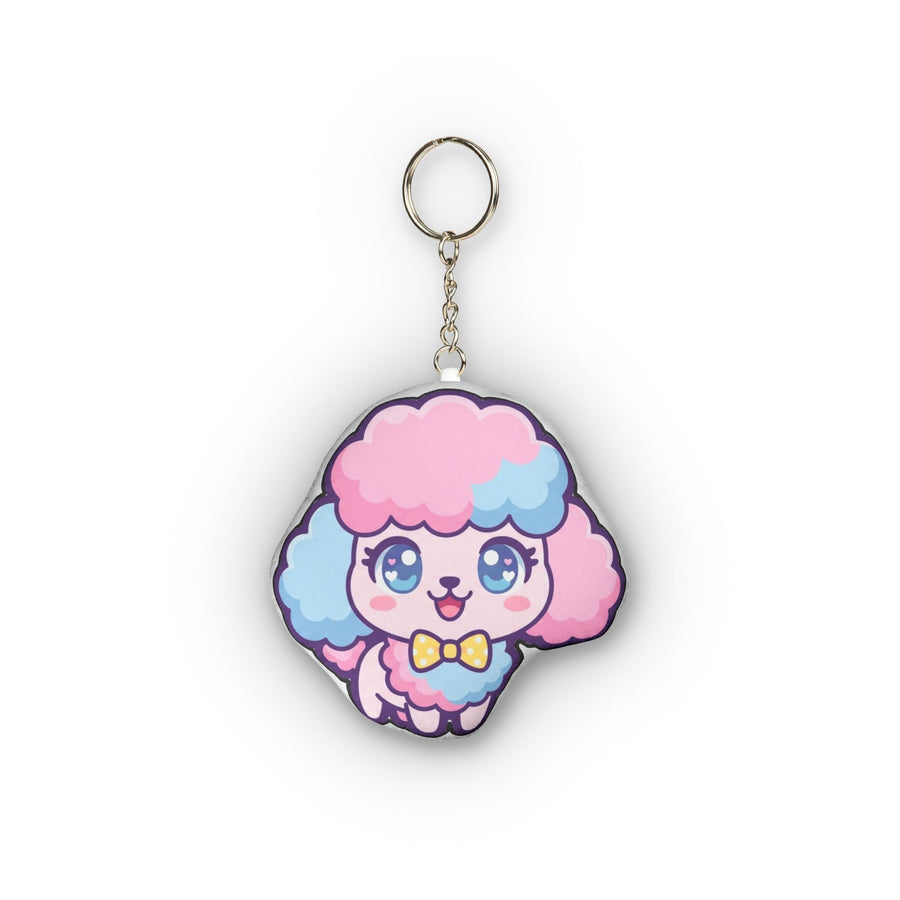 Chibi Poodle Plush Keychain | Tritan