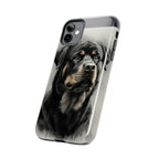 Charcoal Rottweiler Rottweiler Tough Phone Case - Rottweiler pride — gentle giants deserve great art — view 34 of 103