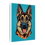 Comic Book German Shepherd Canvas — Bold Dog Wall Art