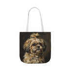 Shih Tzu Tote Bag | Painterly Dog Art Canvas Tote | Shih Tzu Mom Gift | Dog Lover Market Bag | Pet Portrait Accessory