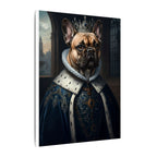 French Bulldog Renaissance Royal Portrait Canvas Wall Art, Regal Dog Painting, French Bulldog Lover Gift, Stretched Canvas