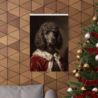 Poodle Kings & Queens Royal Portrait Matte Poster, Regal Dog Art Print, Poodle Lover Gift, Wall Art