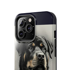 Charcoal Rottweiler Rottweiler Tough Phone Case - Rottweiler pride — gentle giants deserve great art — view 62 of 103